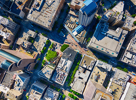 Arial view of Seattle