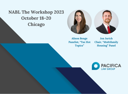 Graphic with pictures and info about Alison Benge and Jon Jurich appearance at NABL The Workshop 2023.