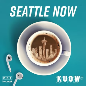 KUOW Seattle Now podcast cover graphic.